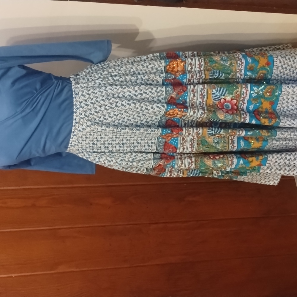#4 Gorgeous BOHO FESTIVAL Sequined FULL Fit & Flare Circle Skirt